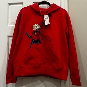 Coach & Marvel Superhero Hoodie NWT